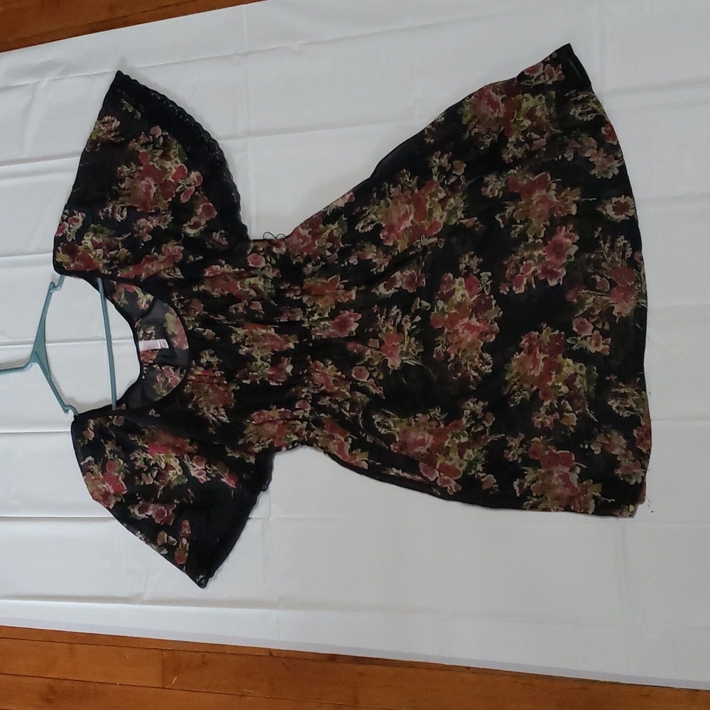 Xhilaration sheer flower dress